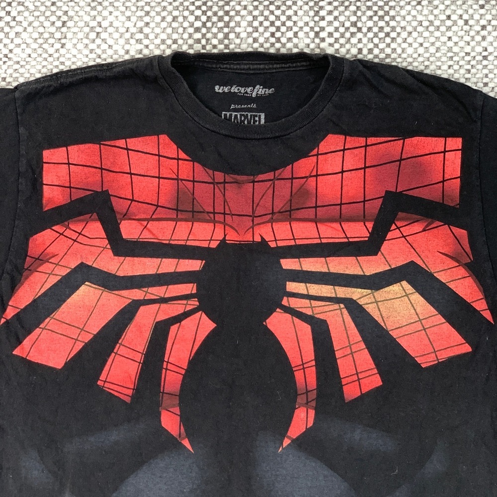 WeLoveFine Superior Spider-Man T-Shirt Mens L Black Marvel Graphic Tee